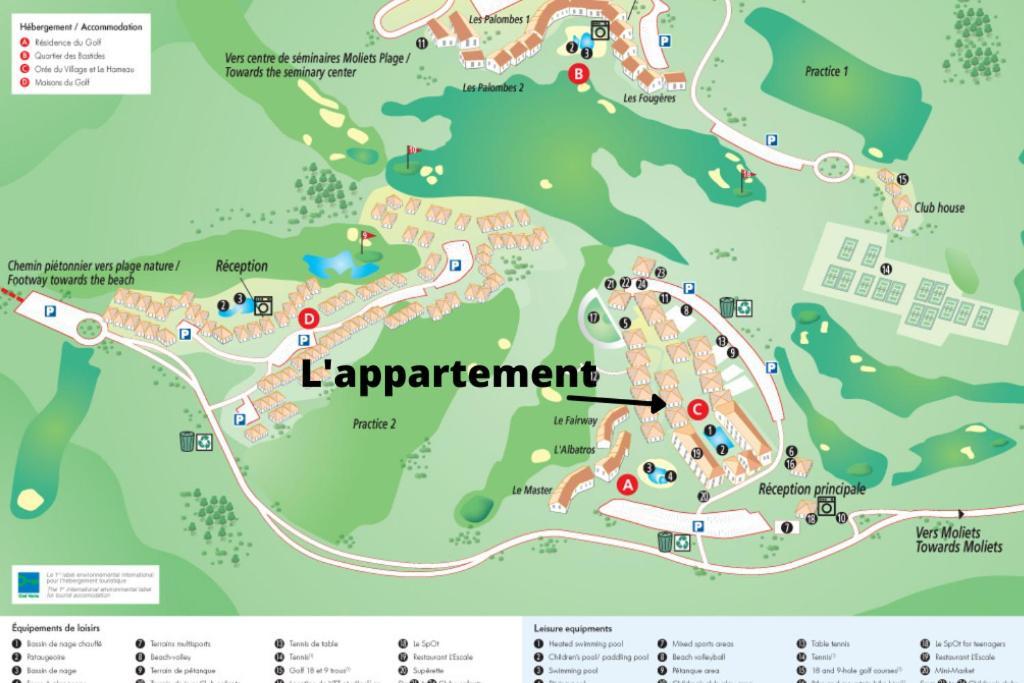 Le Hameau Des Vagues 4-5 Pers Piscines Et Nature A Moliets 외부 사진